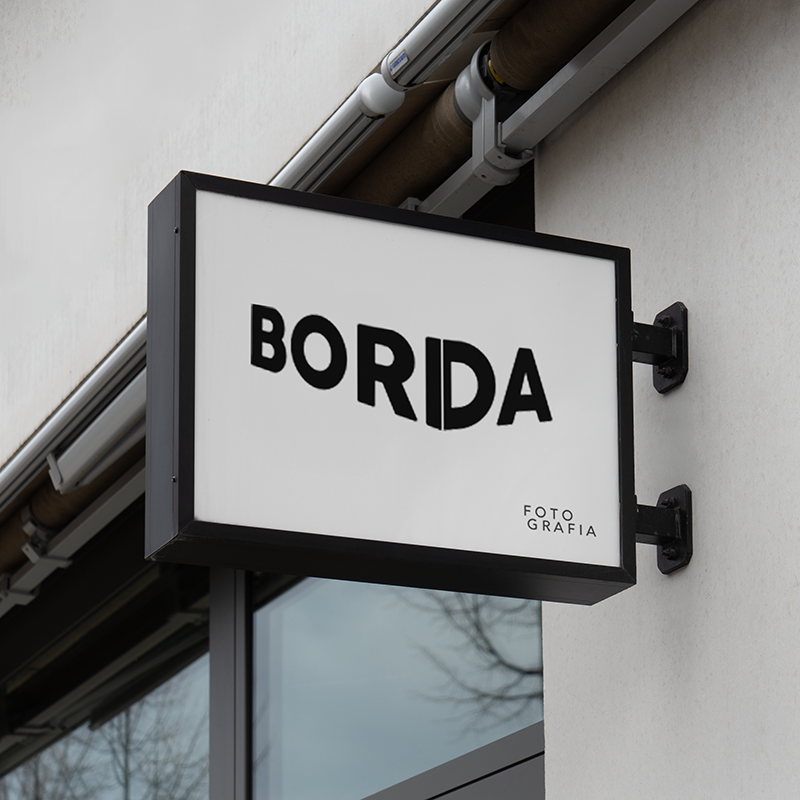 Design de marca para Borda Fotografia